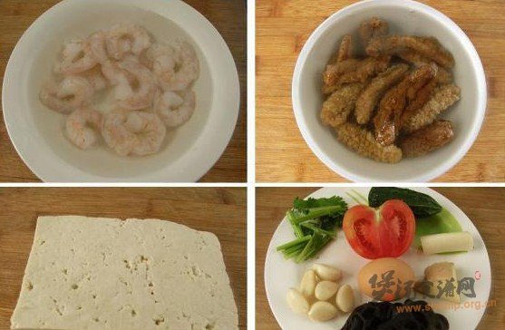 海鲜酸辣豆腐汤的做法
