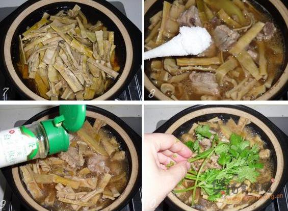 笋干炖子排的做法