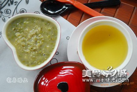 绿豆汤和绿豆沙的做法