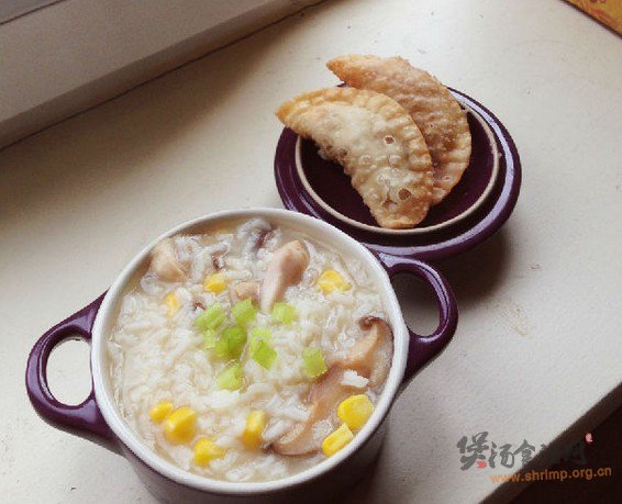 香菇鸡粥的做法