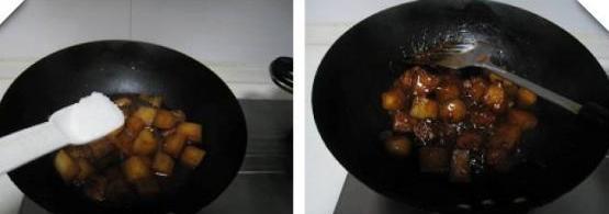 酒香萝卜炖肉块儿的做法