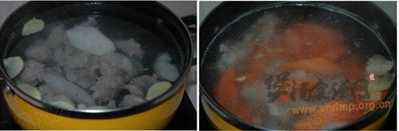 胡萝卜羊肉汤的做法