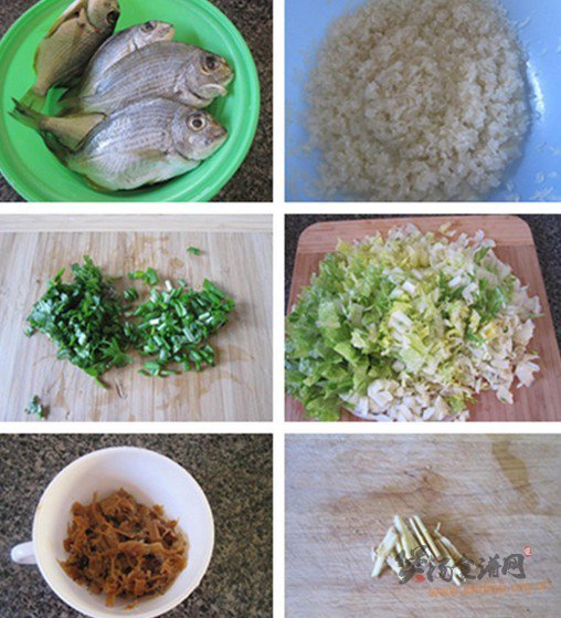 生菜鱼粥的做法
