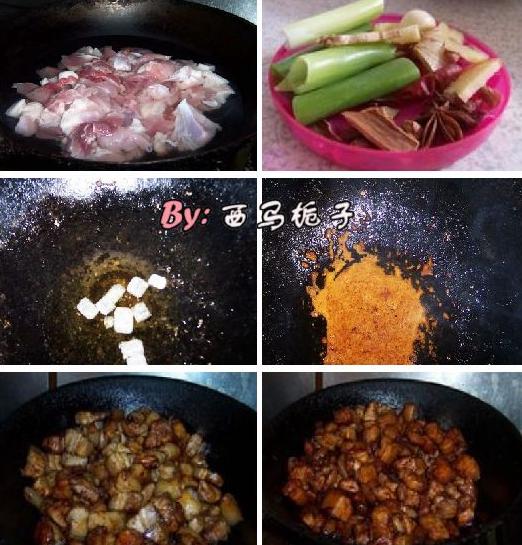 芋头炖肉的做法