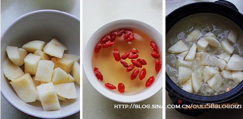 银耳甜梨汤的做法