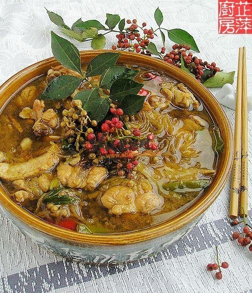 农家熬炒鸡的做法