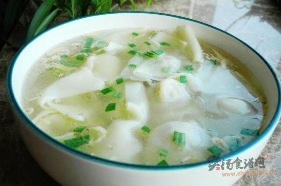骨汤鲜肉海参馄饨的做法