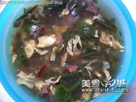 美味莼菜汤的做法