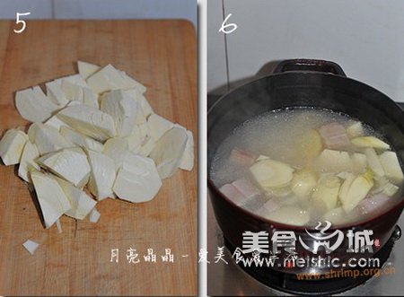 咸肉炖毛笋的做法