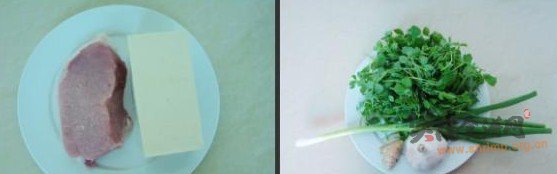 豆腐丸子豆苗汤的做法