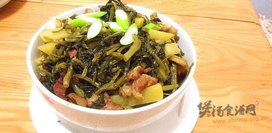 雪里蕻炖土豆的做法