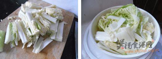 大白菜炖豆腐的做法