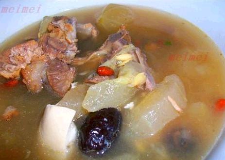 老黄瓜炖烧肉骨的做法