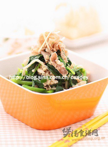 菠菜金针羊肉汤的做法