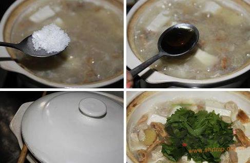 牡蛎豆腐煲的做法