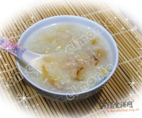 柴鱼干花生粥的做法