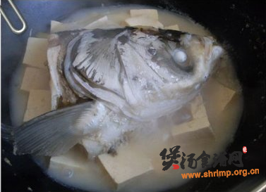 营养鱼头豆腐汤的做法
