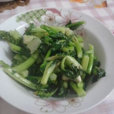 素炒奶白菜心的做法