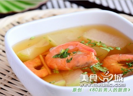 (图)冬瓜虾仁汤的做法