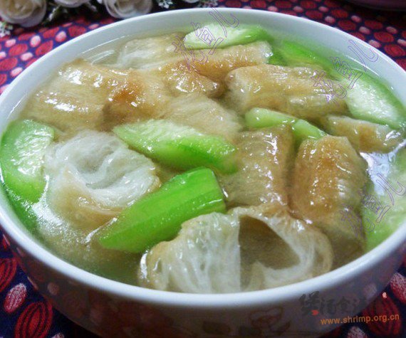 油条丝瓜汤的做法