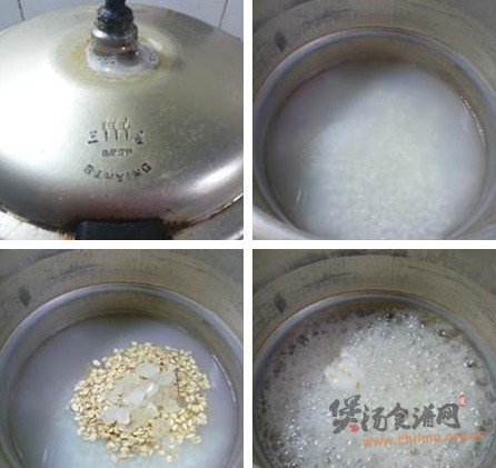香蕉燕麦大米粥的做法