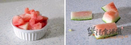 冰糖银耳西瓜盅的做法