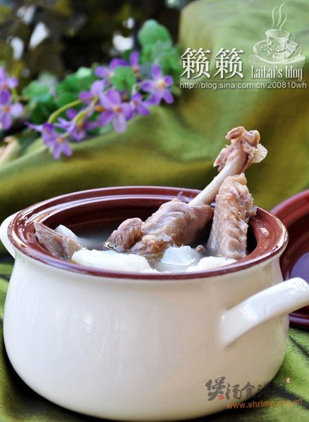 山药老鸭汤的做法