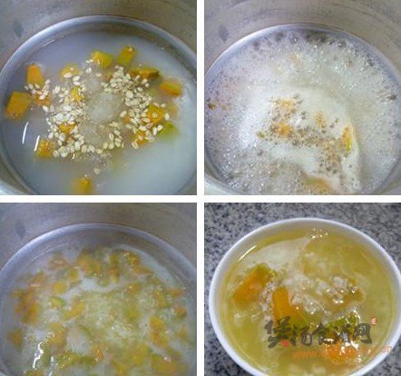 燕麦南瓜大米粥的做法