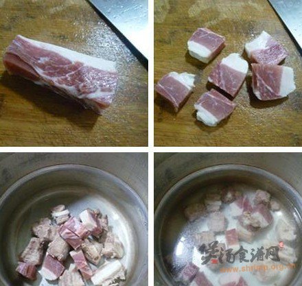 咸肉排骨萝卜汤的做法