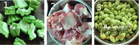 苦瓜毛豆鲍鱼汤的做法