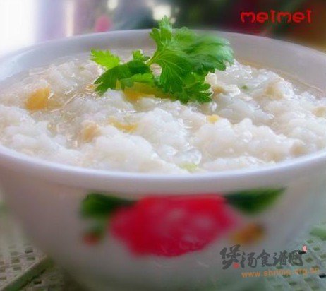 鸡丝瑶柱粥的做法