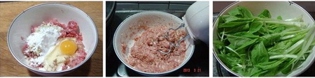 小白菜粉丝氽丸子的做法