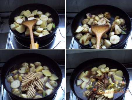 五花肉炖土豆的做法