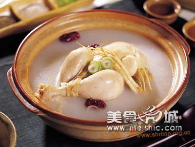 人参煲鸡汤的做法