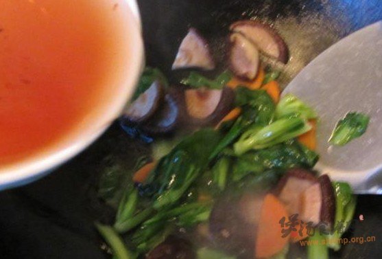 青菜香菇汤的做法