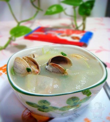 蛤蜊冬瓜汤的做法