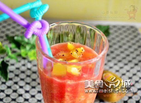 猕猴桃西瓜汁的做法