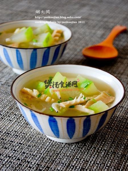 扁尖冬瓜汤的做法