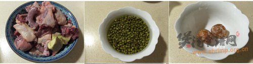 (图)鸽子绿豆汤的做法