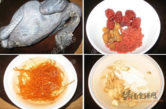 花旗参虫草花乌鸡汤的做法