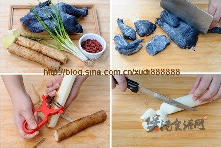 山药枸杞乌鸡汤的做法