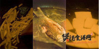 (1)鲫鱼豆腐汤的做法