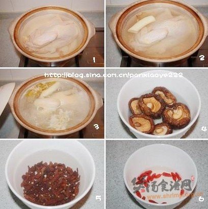 油鸡蕨麻汤的做法