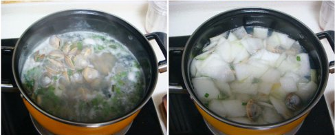 蛤蜊冬瓜汤的做法