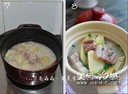 咸肉炖毛笋的做法