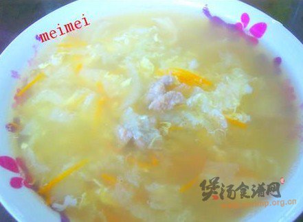 包菜蛋花汤的做法