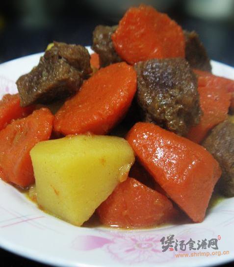 胡萝卜土豆炖牛腩的做法