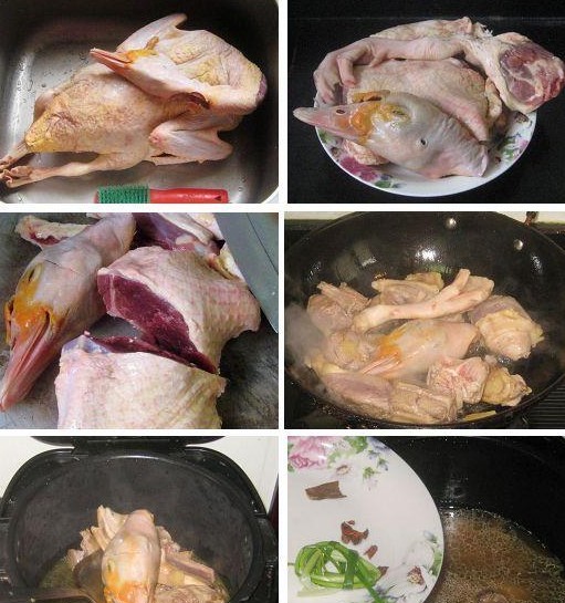 山药煲飞鸭的做法