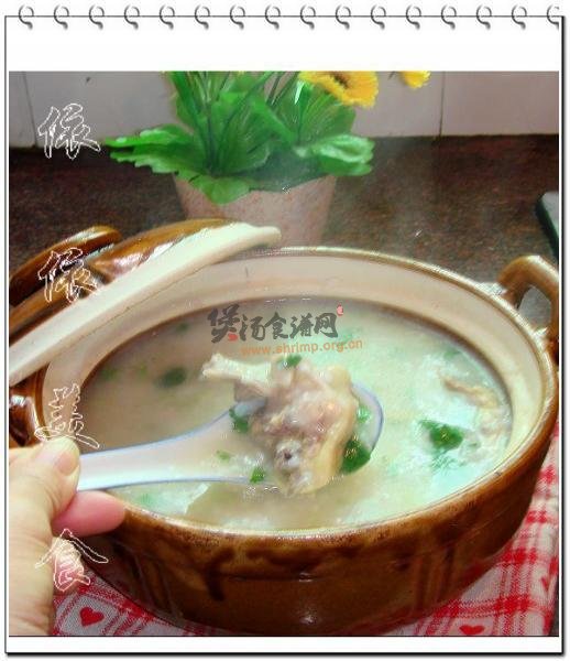 砂锅鸡粥的做法