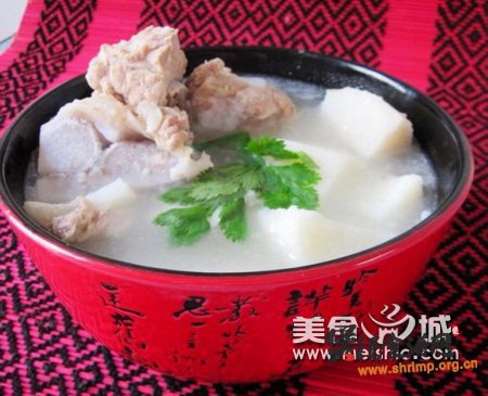 (图)山药排骨汤的做法